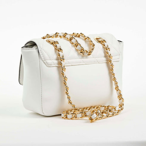 Verde Γυναικεία Τσάντα Ώμου 16-6855 Λευκό